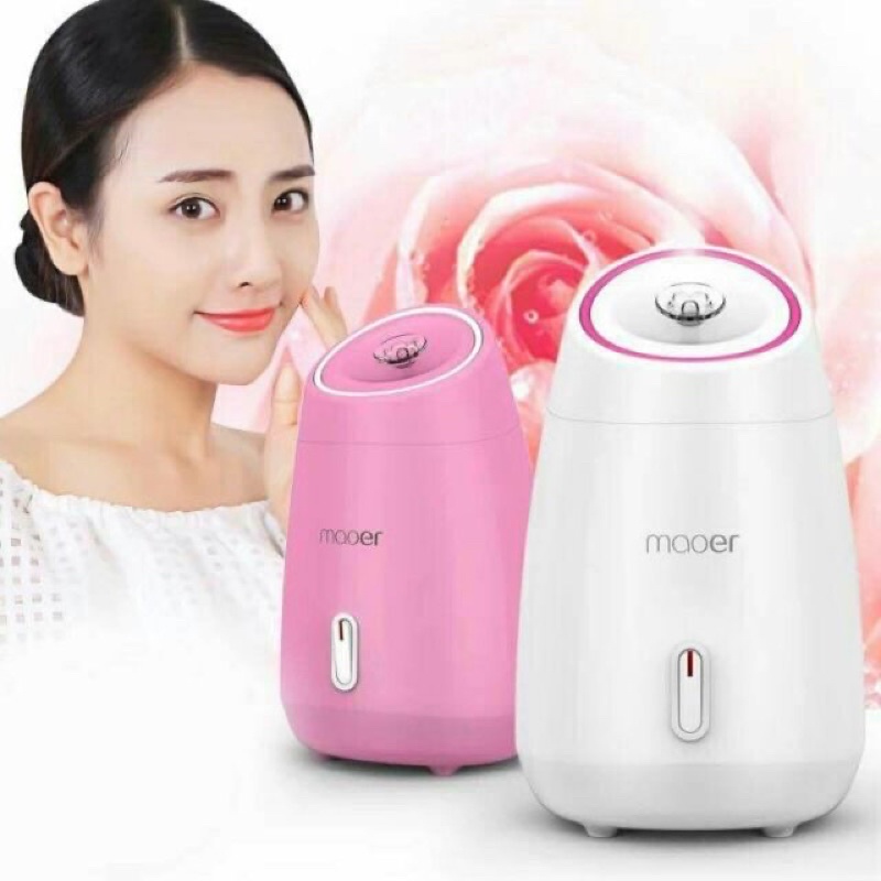 Máy xông mặt , xông hơi maoer có khoang chứa các loại hoa quả