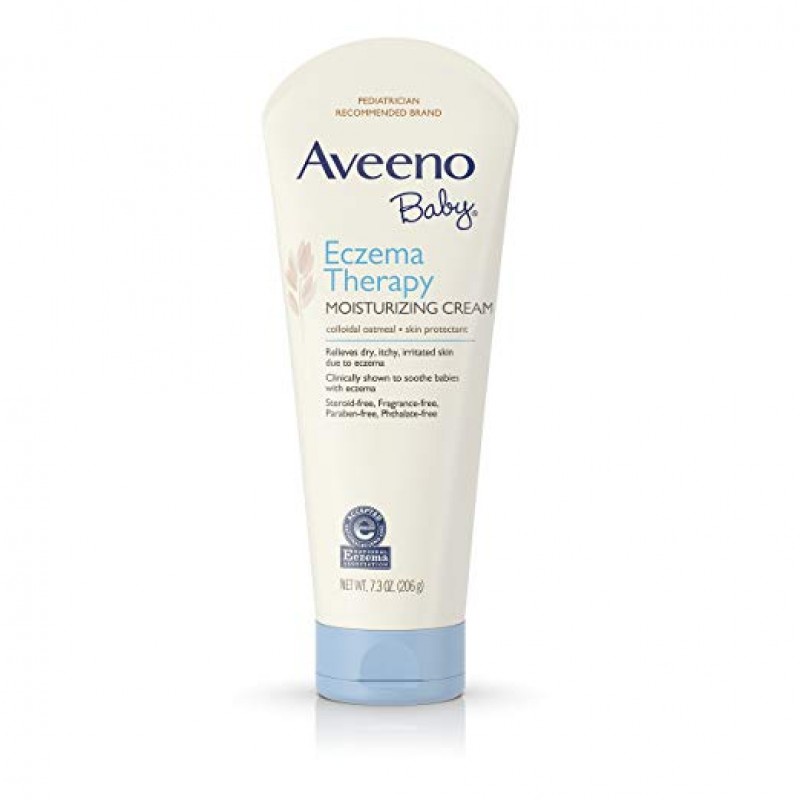 Kem dưỡng thể ngừa da chàm cho trẻ Aveeno Baby Eczema Therapy Moisturizing Cream 206g