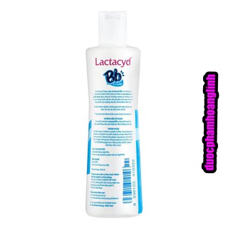 (Mẫu Mới) SỮA TẮM TRẺ EM LACTACYD BB 250ml