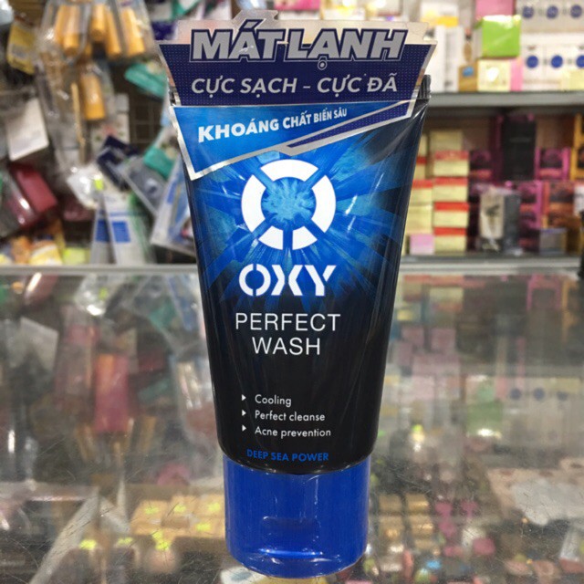 Kem rửa mặt Oxy Perfect Wash sạch bã nhờn ngừa khuẩn mụn 100g