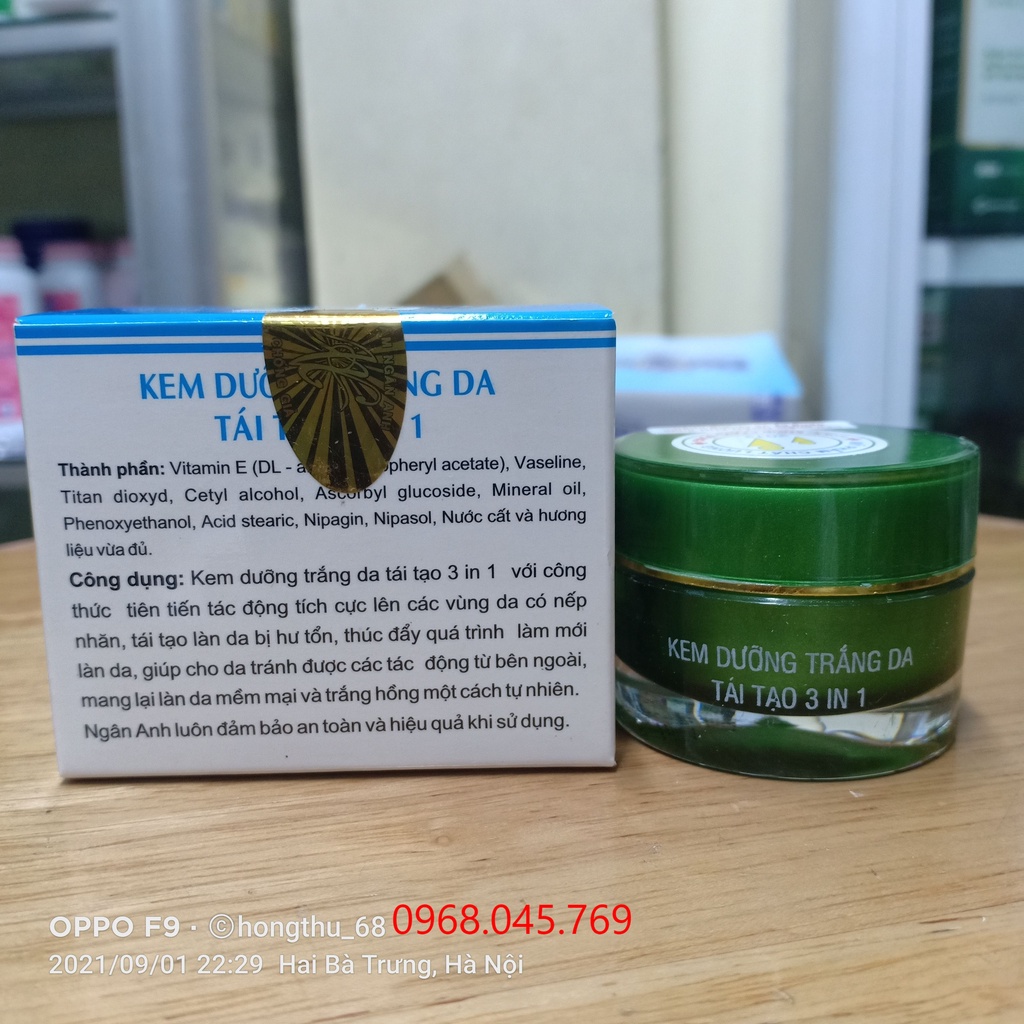 Kem dưỡng trắng da tái tạo 3 in 1 LIFE LINH CHI NEW TO DAY 12g