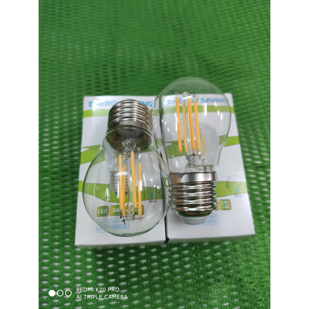 Bóng đèn led edison g45 tròn 4W E27