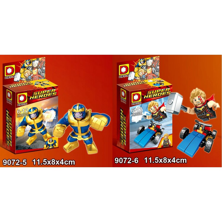 Mô hình lắp ráp Non Lego Hero DLP9072  bộ lẻ