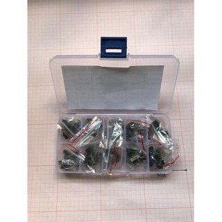 Hộp transitor tổng hợp 10 loại NPN và PNP từ BC337 tới C1815