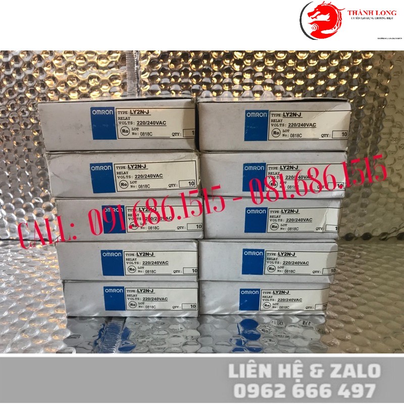 Relay Trung Gian OMRON LY2N-J Relay 220V 10A 8 Chân
