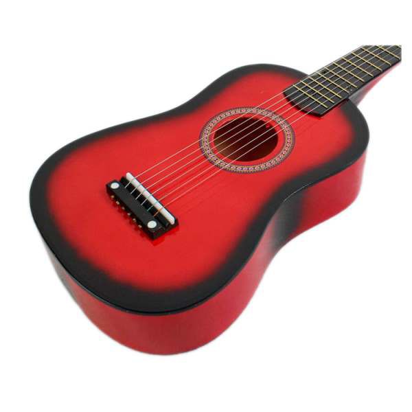 Guitar màu đen loại nhỏ 23 inch bằng gỗ chất lượng cao