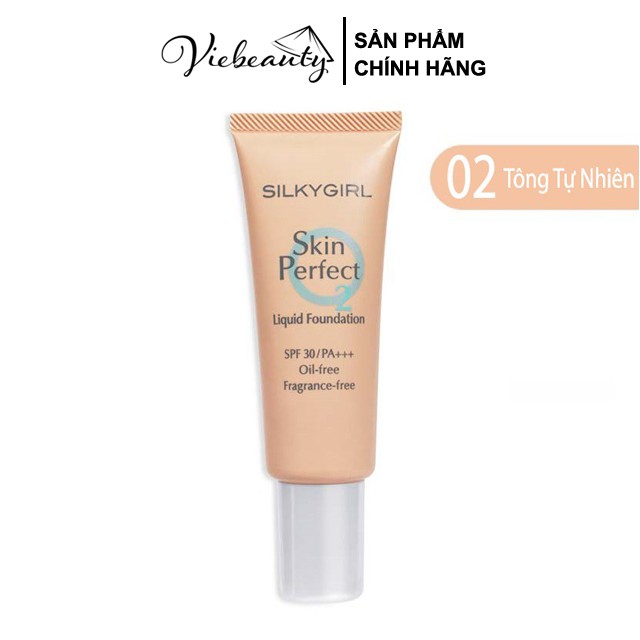 Kem Nền Dạng Lỏng Silkygirl Skin Perfect Liquid Foundation SPF30/PA+++ 25ml - Khongcoson