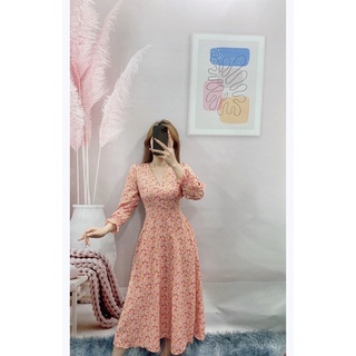 Đầm maxi tay dài