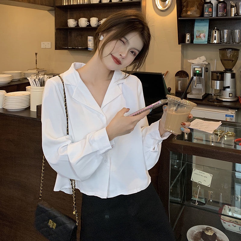 Set Áo Sơ Mi Dài Tay Và Áo Khoác Không Tay Thiết Kế Mới Thời Trang Theo Phong Cách Hồng Kông