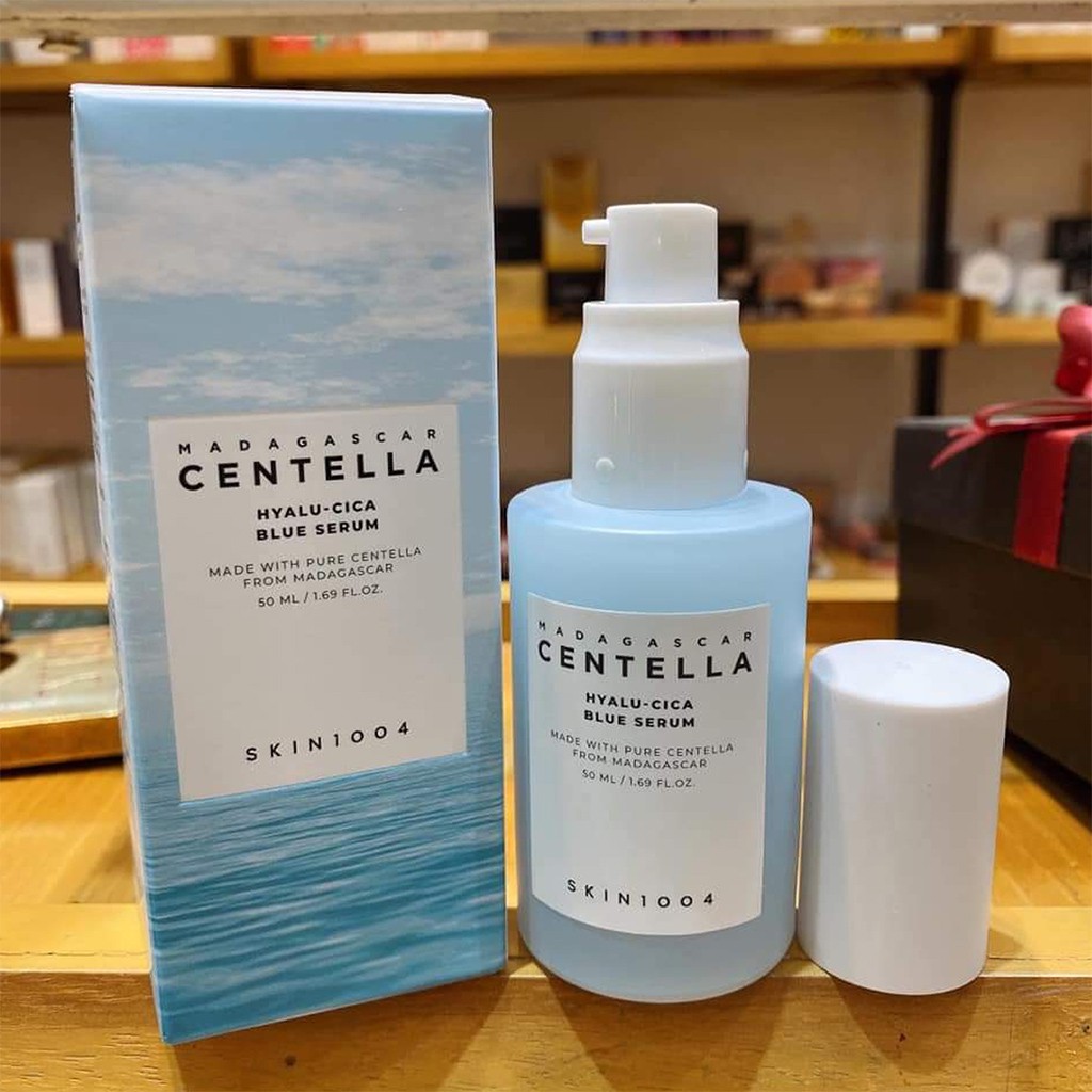 Serum Cấp Ẩm, Làm Dịu &amp; Sáng Da Skin1004 Madagascar Centella Hyalu-Cica Blue 50ml
