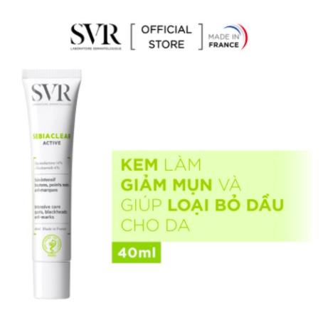 Kem Dưỡng Ẩm SVR dành cho da dầu mụn, thu nhỏ lỗ chân lông 40ml