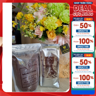 Cà phê sạch nguyên chất Buôn Mê Thuột - Rosbuta rang mộc túi 500g