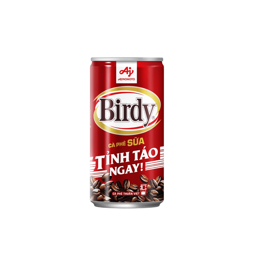 Thùng 30 lon Cà phê Birdy Sữa - 170ml/lon