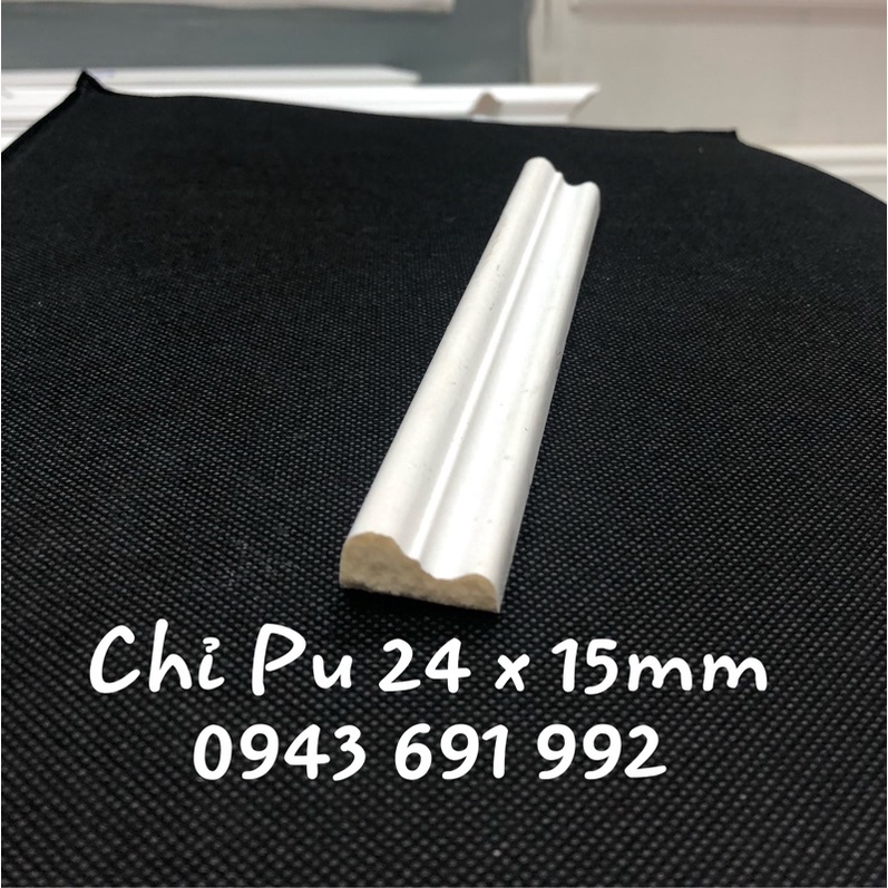Chỉ nhựa xốp thô bản lệch 2.4cm thích hợp sơn tường thay đổi màu sắc
