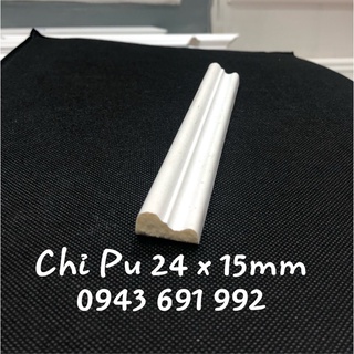 Chỉ nhựa PU xốp thô bản lệch 2.4cm thích hợp sơn tường thay đổi màu sắc