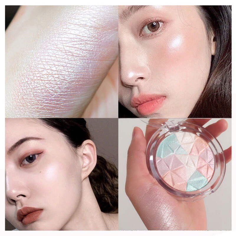 Phấn Trang Điểm Tạo Khối Bắt Sáng Màu Ngọc Trai Kim Cương Trong Suốt