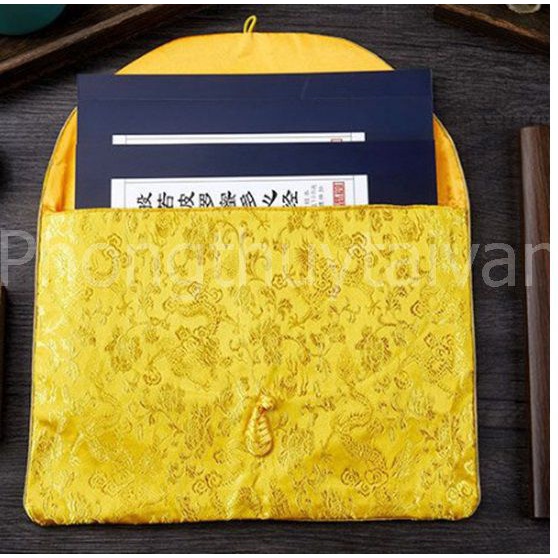 Túi thêu Thổ Cẩm 24cm*34cm- đựng sách, kinh phật, ....