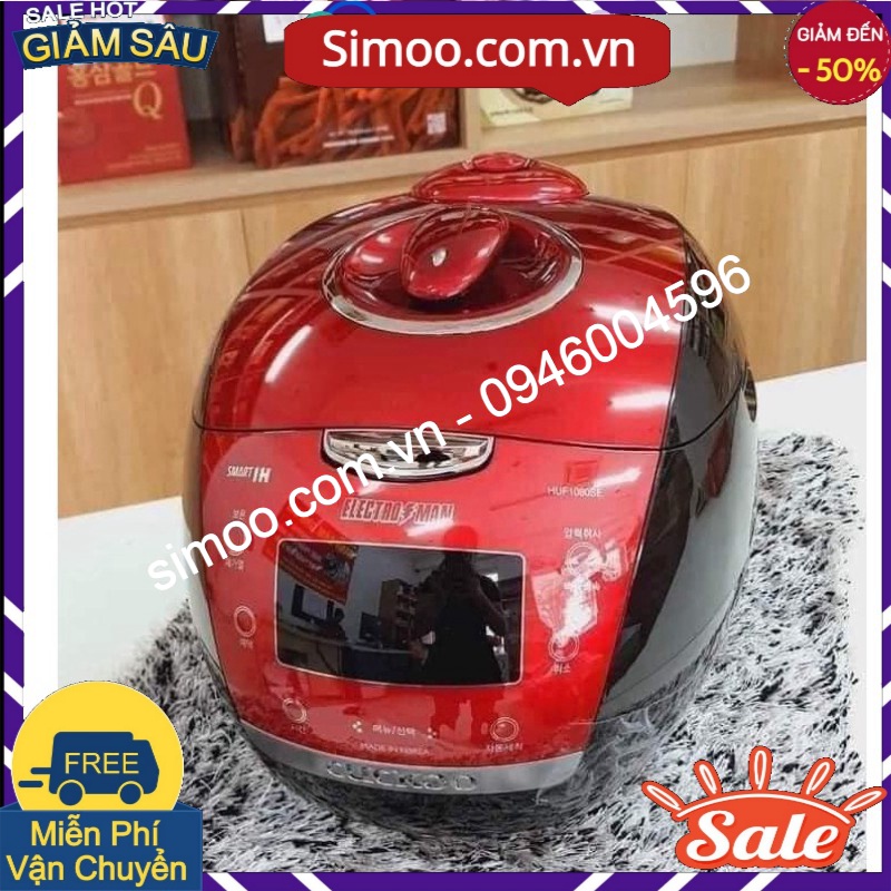 NỒI CƠM ĐIỆN CAO TẦN CUCKOO CRP-HUF1080SE 1.8L HÀN QUỐC. Bảo hành 24 tháng Shop Xin phép chỉ bán Tại Hà Nội 💥 ⚡ Simoo.c