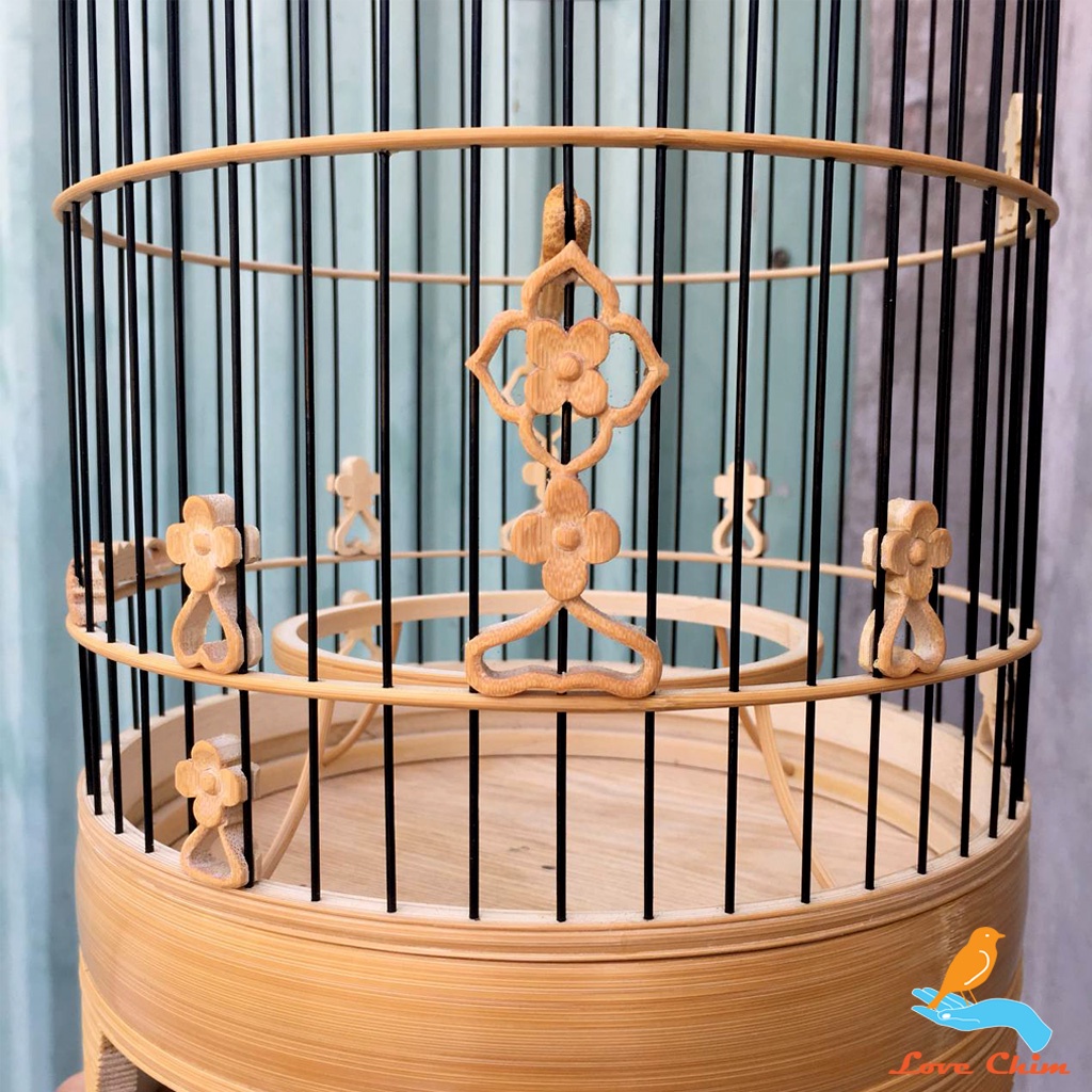Lồng chim Khuyên hắc trúc , lồng nuôi chim khuyên, chim hút mật, chim sâu đẹp LOVECHIM