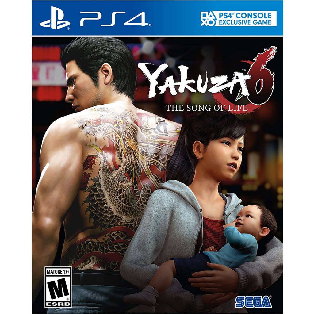 [Mã 44ELSALE2 giảm 7% đơn 300K] Đĩa Game PS4 - Yakuza 6: The Song of Life Bản Artbook