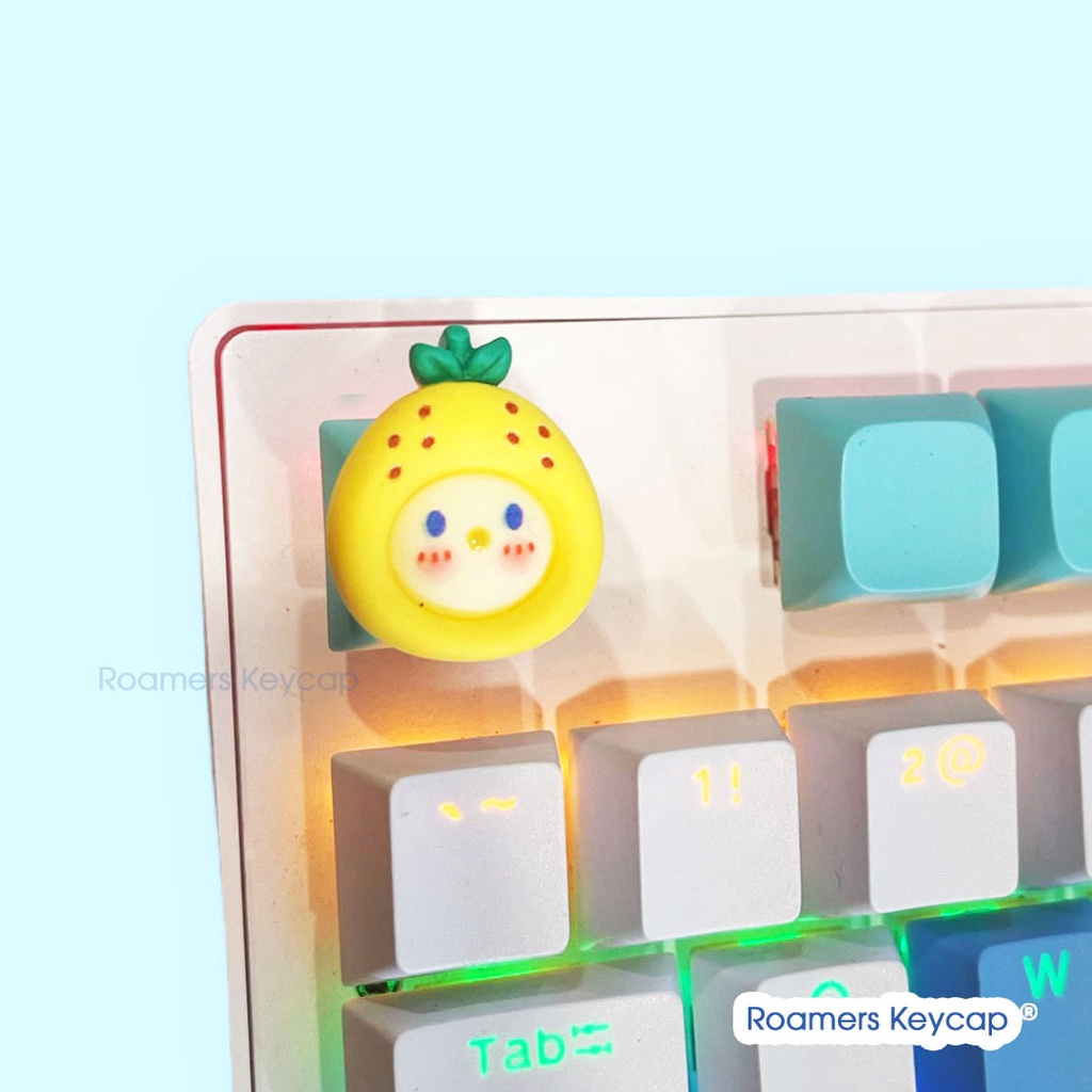 Keycap Cute Bé Bò, Bé Đào, Bé Cheese ,.. Bé Hoa Quả R4 PBT