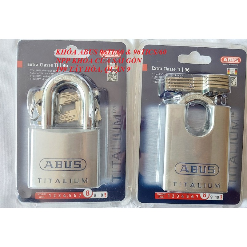 Khoá abus titanium 96csti60