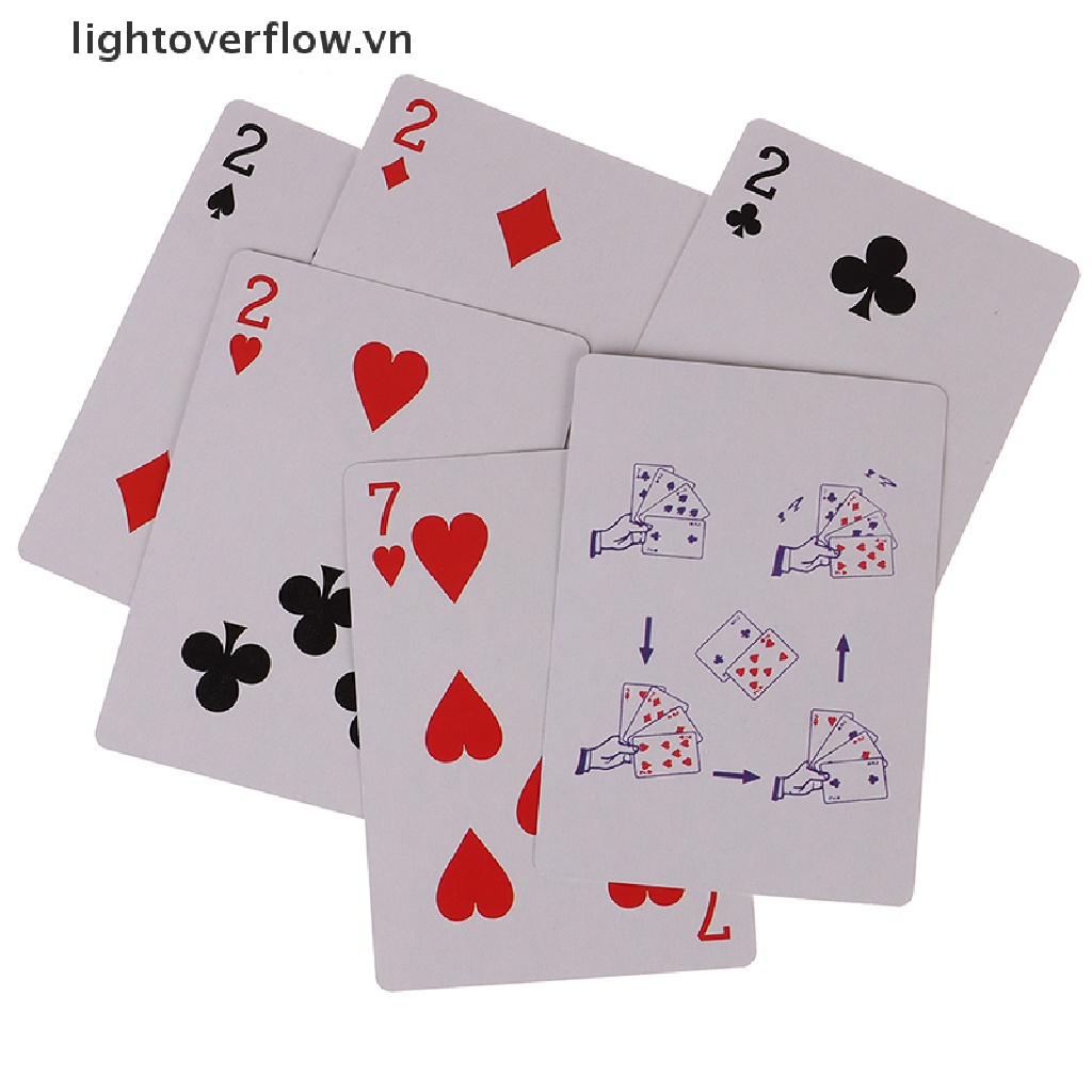 Bộ 4 Thẻ Bài Biến Hình 7-2 Thẻ biến dạng thẻ ma thuật