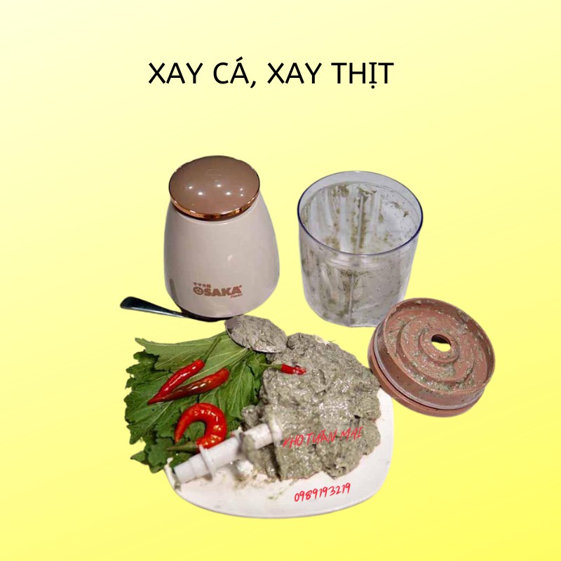 Máy Xay Sinh Tố SALE Máy Say Cầm Tay Đa Năng Xay Thịt Xay Đá Siêu Tiện Lợi Hàng 2 Tầng Dao 4 Lưỡi Cao Cấp