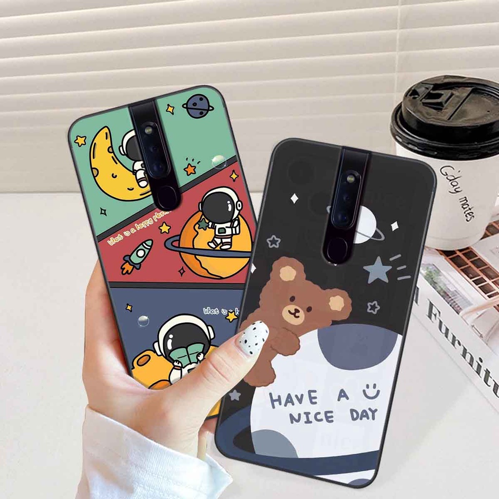 Ốp Oppo F11 / F11 Pro in hình vũ trụ, phi hành gia bầu trời cute dễ thương