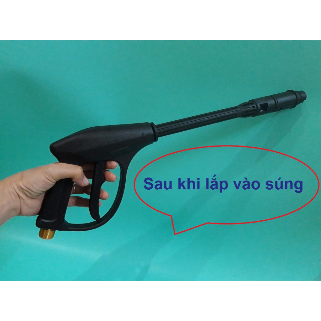 Đầu nối dài súng rửa xe áp lực cao - dài 30cm