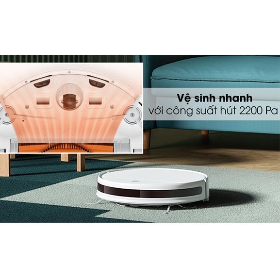 Robot Hút Bụi Lau Nhà Xiaomi Vacuum Mop Essential | SKV4136GL | Hàng Chính Hãng | Bảo Hành 12 Tháng