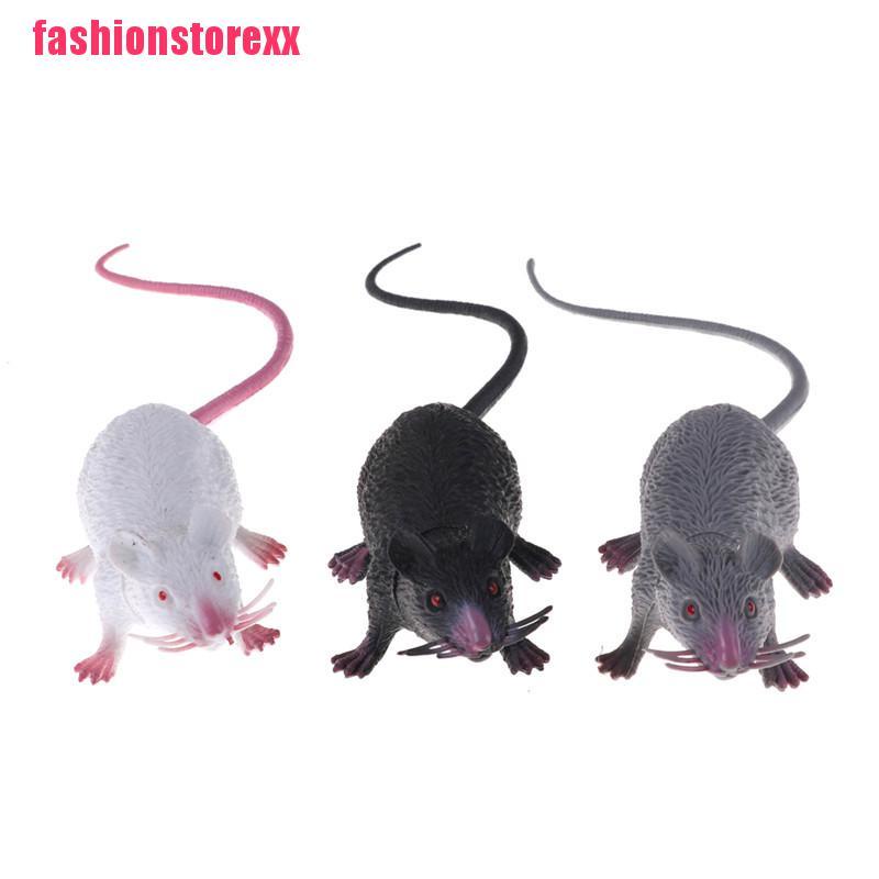 FA Lumi Party Plastic Rats Mouse Model Trick Toys Halloween Decor Tricks Pranks Props Toy