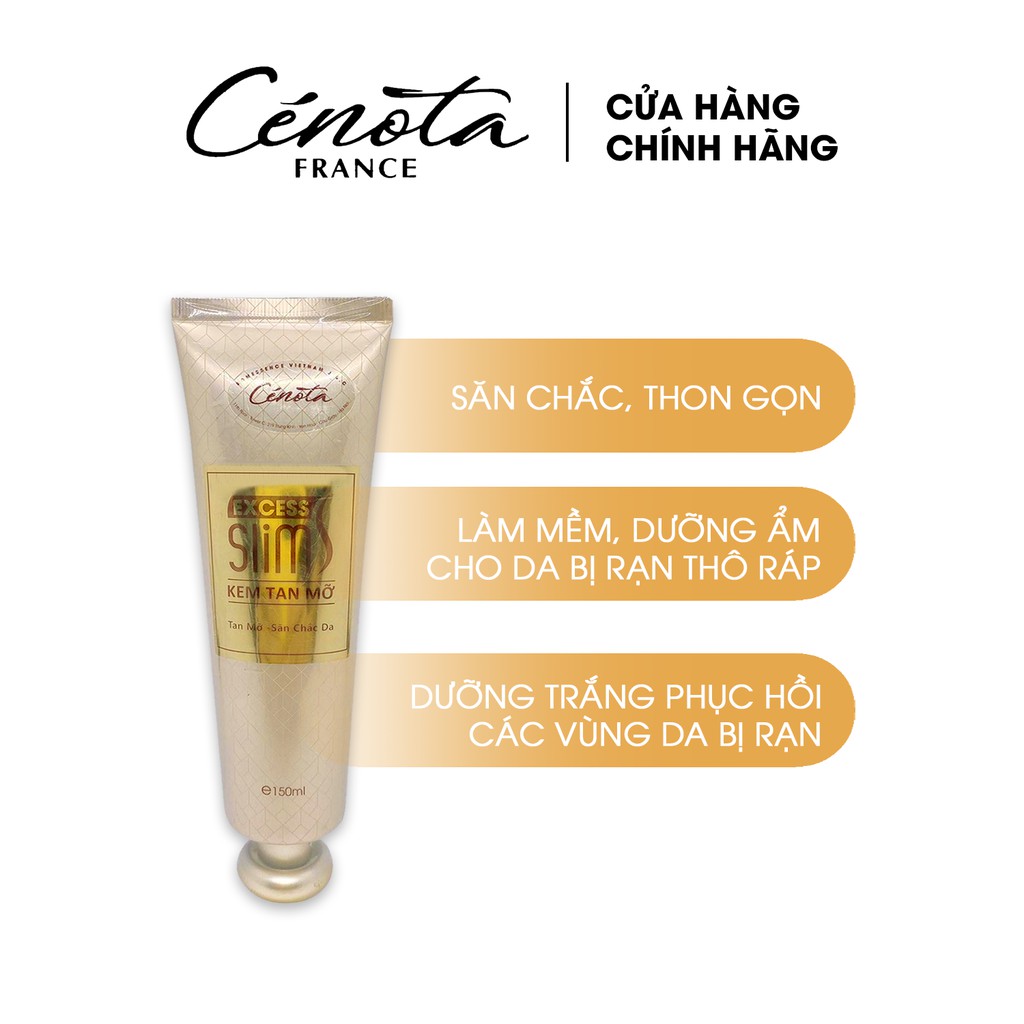 Kem Tan Mỡ Cenota Excess Slim S 150ml