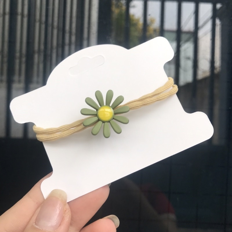 100 bìa gắn vòng tay, thun cột tóc, vòng cột tóc, size 7x9cm