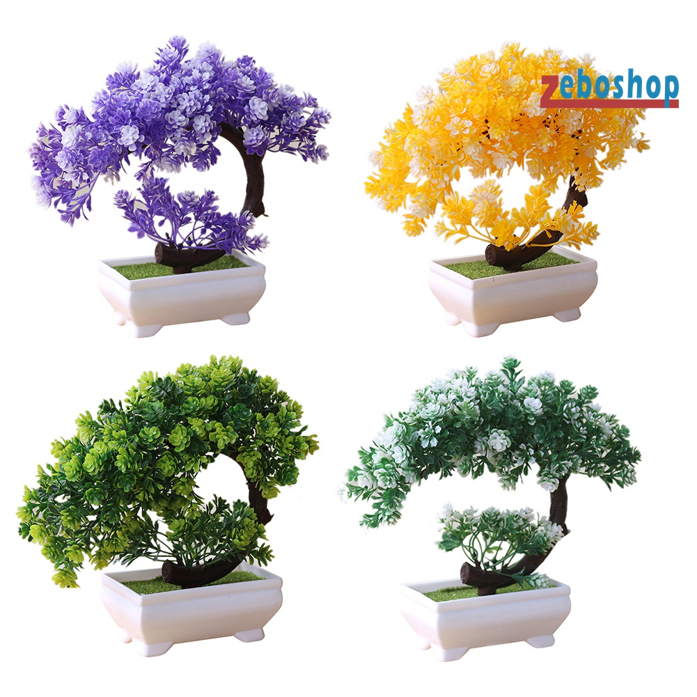 Chậu Cây Bonsai Giả Để Bàn Trang Trí Nhà Cửa