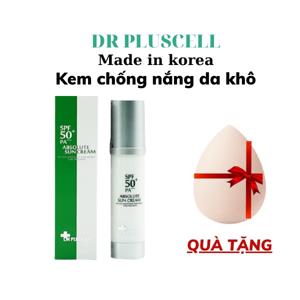 Kem chống nắng da khô dr pluscell absolute sun cream spf 50 + pa+++ 50ml