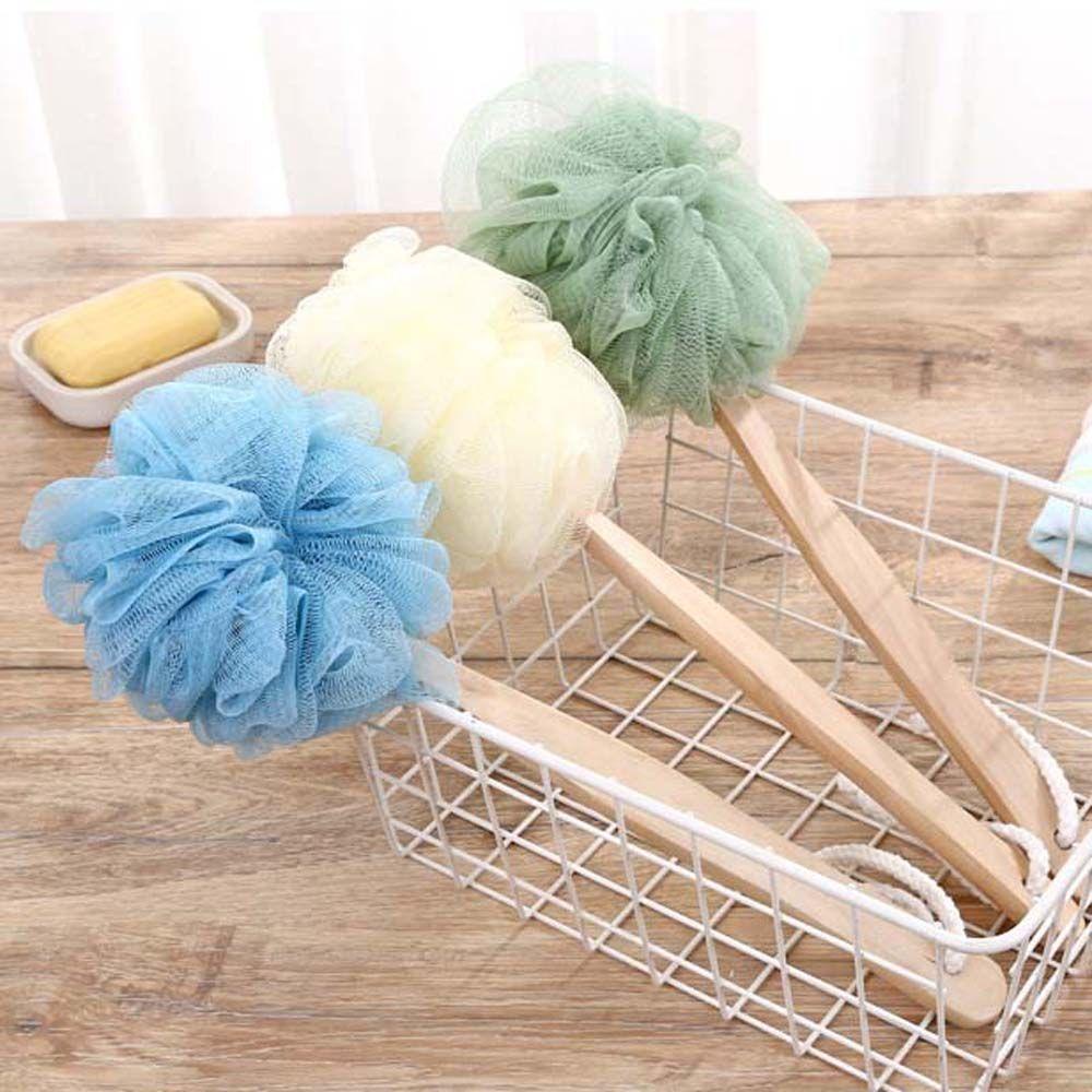 Bàn Chải Tắm Cán Dài Bằng Gỗ Tẩy Tế Bào Chết Cho Nam Nữ
