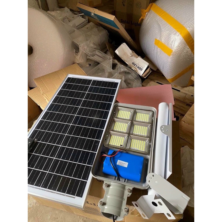 Đèn bàn chải năng lượng  300W CAO CẤP | Đèn năng lượng mặt trời bàn chải 300W