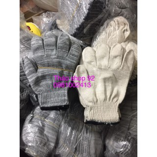 Găng/gang tay VẢI lao động/10 đôi
