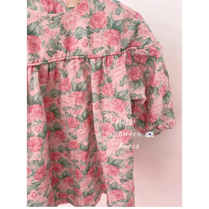 Áo Sơ Mi Tay Dài Họa Tiết Hoa Phong Cách Hàn Quốc Thời Trang Mùa Xuân Mới 2022 Dành Cho Bé Gái