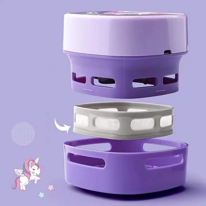 Máy Hút Bụi Mini Để Bàn Họa Tiết Hoạt Hình
