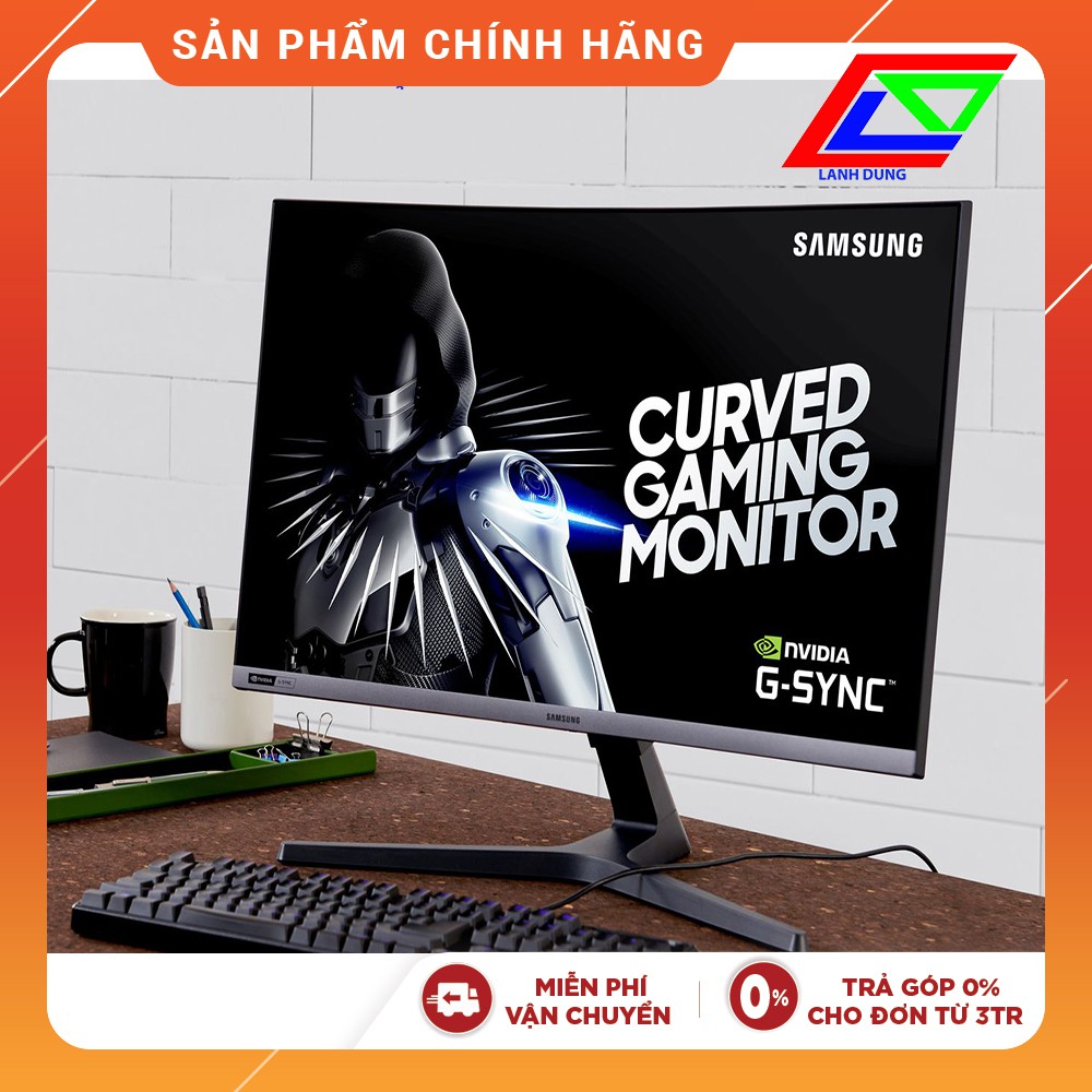 Màn hình cong Samsung LC24RG50FQEXXV 24″ FHD 144Hz Freesync - Chính hãng