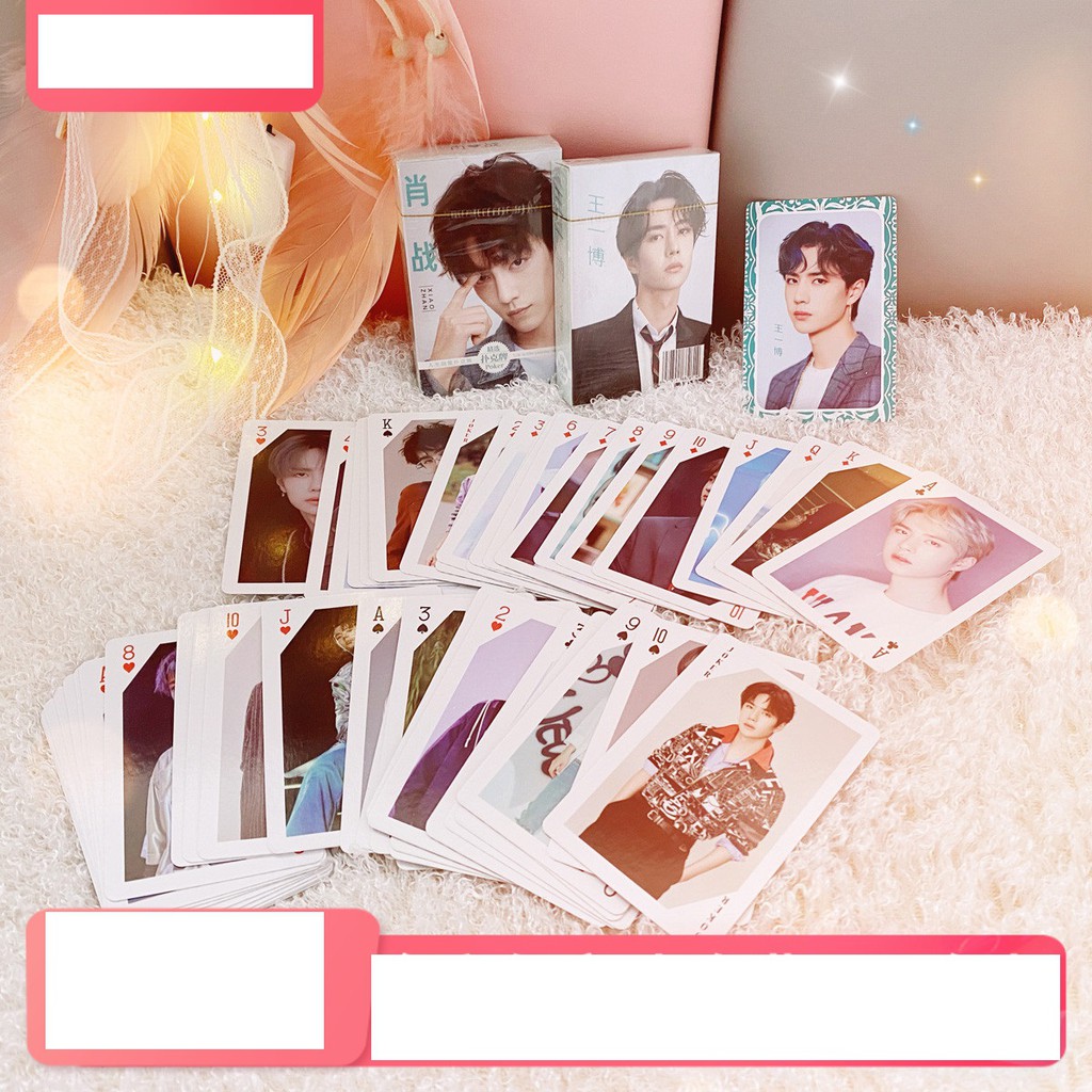 CÓ SẴN ]Bộ bài lơ khơ_tú lơ khơ in hình VƯƠNG NHẤT BÁC_TIÊU CHIẾN