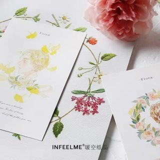 (Hàng Sẵn) POSTCARD MÀU NƯỚC "Thần Hoa"
