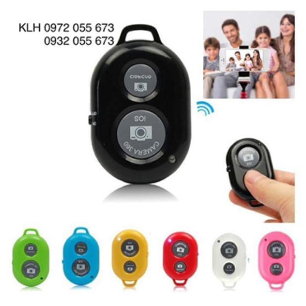 Remote Bluetooth, Điều Khiển Từ Xa Chụp Ảnh Tự Động Cho Smartphone, Iphone, Ipad