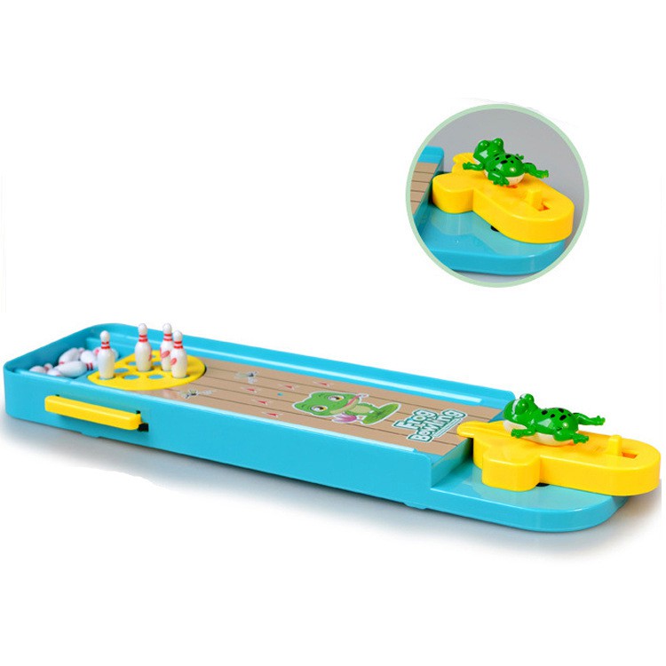 Đồ chơi ếch bắn bi [ FROG BOWLING ] cho bé từ 20 tháng tuổi trở lên_ kích thước 33 x3x 10,5 cm