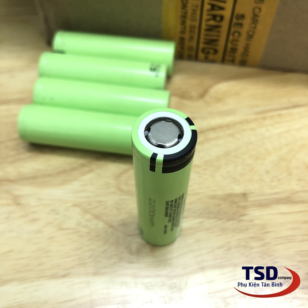 Pin 18650 Lithium-ion 2200MAH 4.2V đầu phẳng NCR18650B