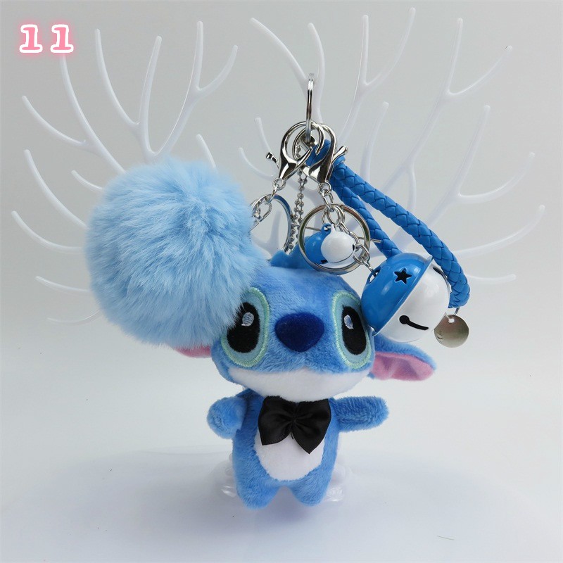 Móc Khóa Hình Stitch Nhồi Bông Đáng Yêu