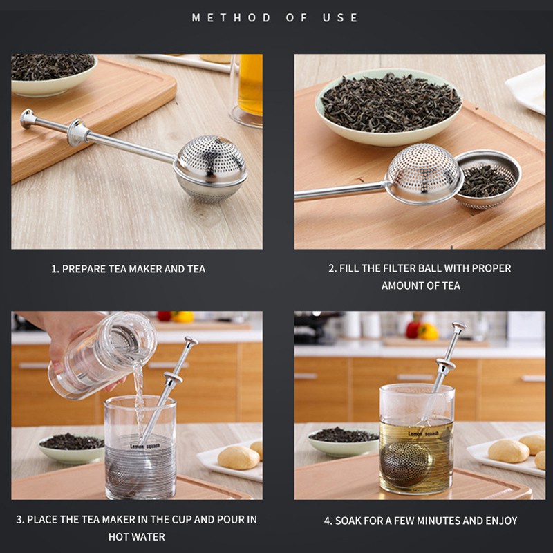 Mesh Tea Strainer Stainless Steel Tea Infuser Reusable Metal Tea Bag Filter Loose Leaf Green Tea Strainer for Mug