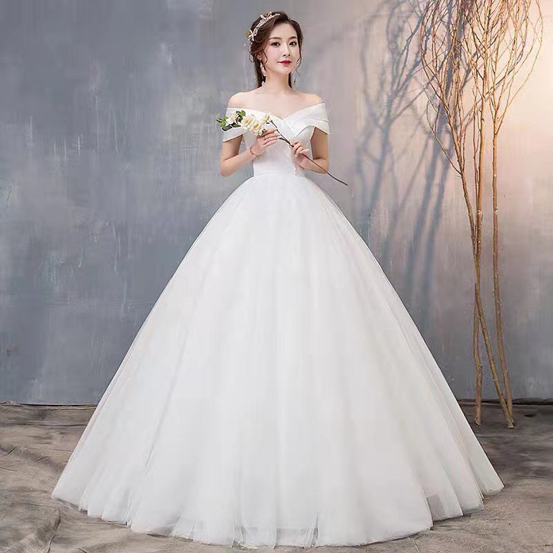 Đầm Cưới Phối Ren Phong Cách Mori Cao Cấp Kiểu Mới 2022 Cho Cô Dâu 1ZOR